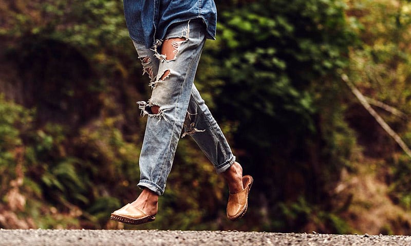 Индийская обувь ручной работы