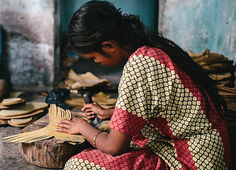 Индийская авторская обувь