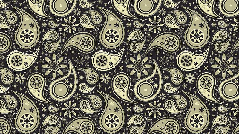 Индийский узор пейсли