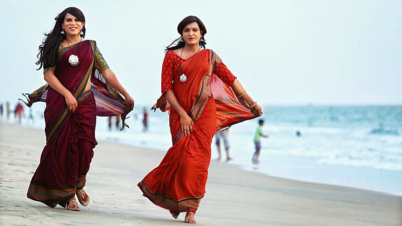 Индийские девушки в сари