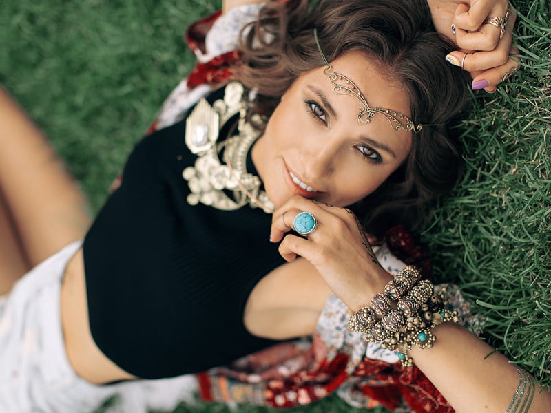 Индийские украшения — серьги, колье и диадема 