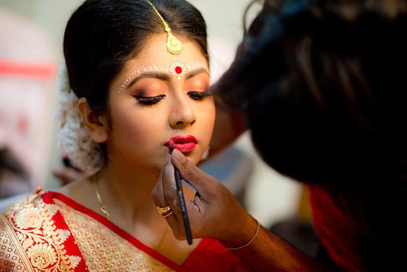 Макияж губ индианок