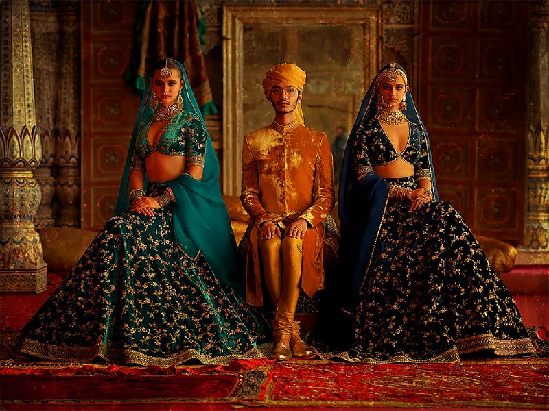 Финиш индийского мейкап