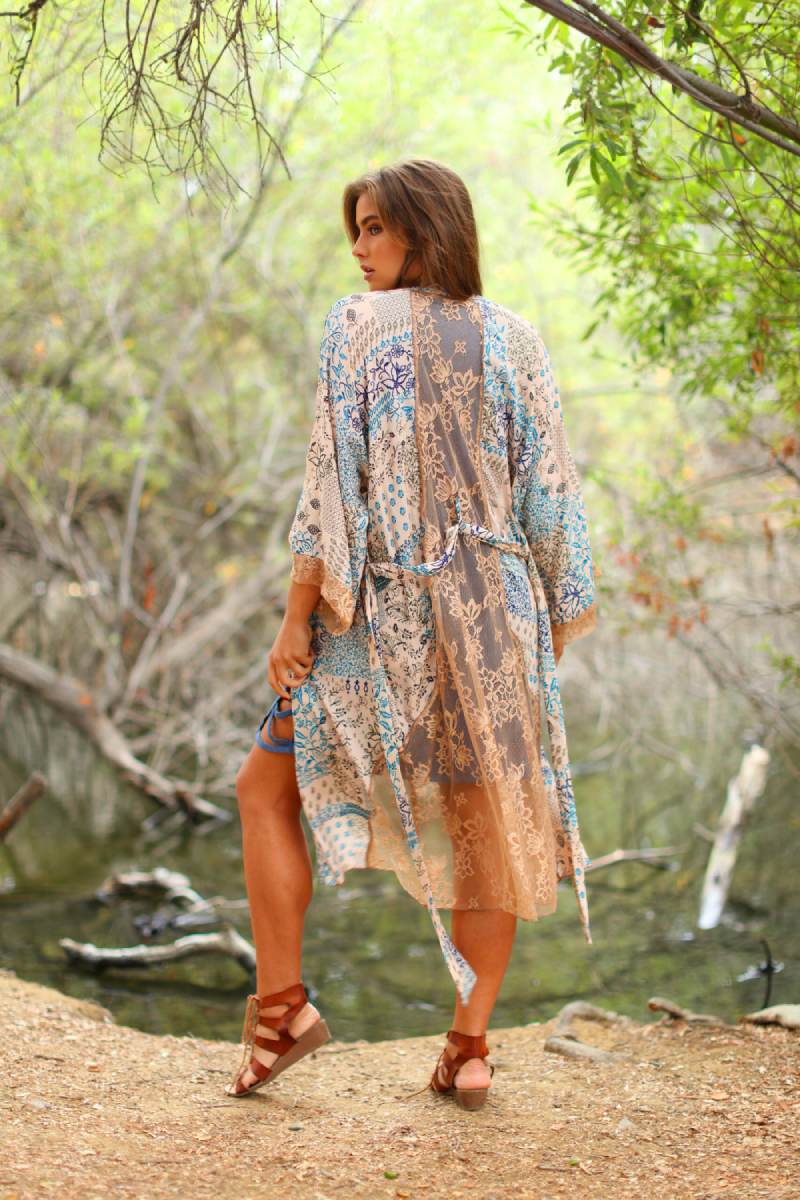 Шелковые кардиганы бохо