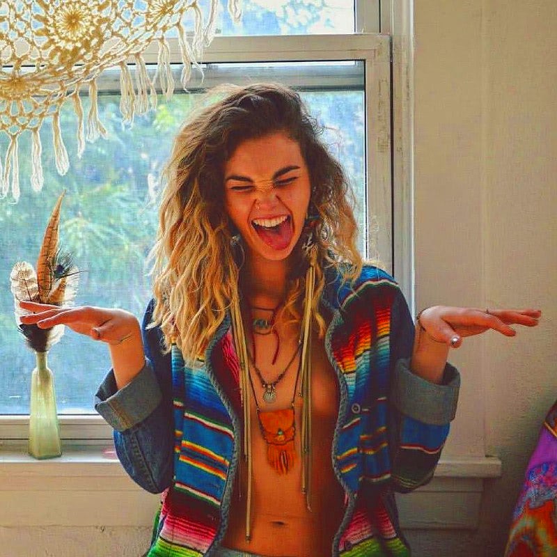 Цветные кардиганы бохо