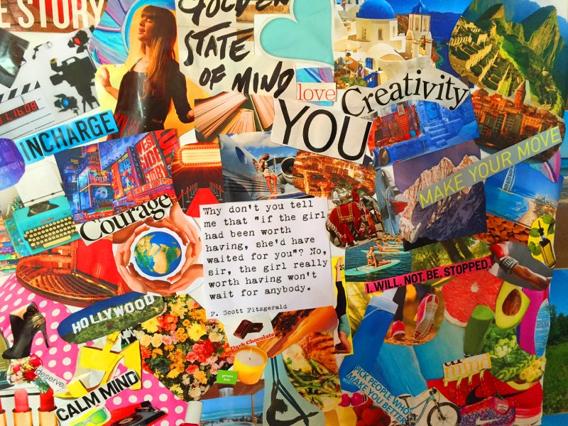 Личное развитие на карте желаний