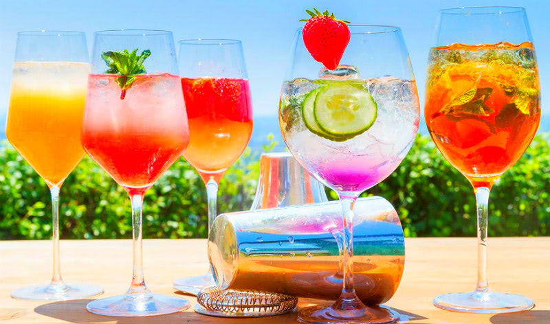 Имбирные и лимонные коктейли