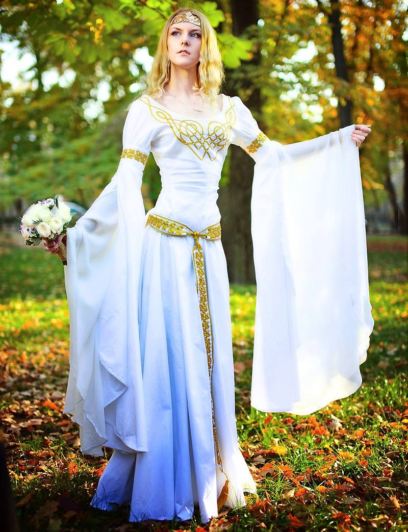 Свадебное платье эльфийское