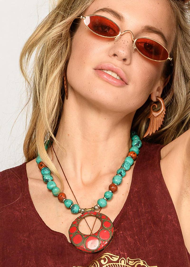 Авторский кулон на шею INDIASTYLE