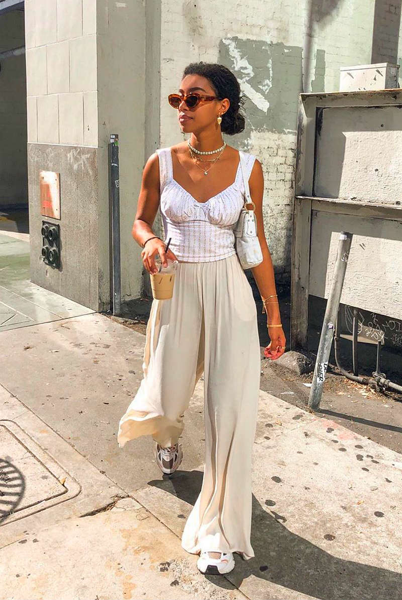 Женские палаццо брюки