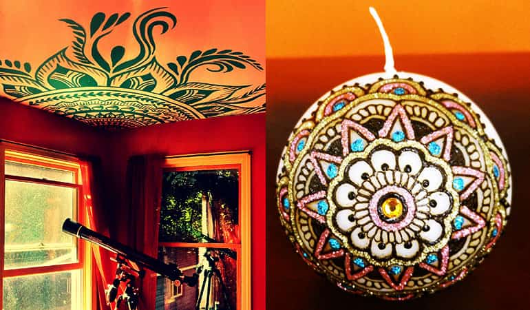 Индийские узоры в интерьере