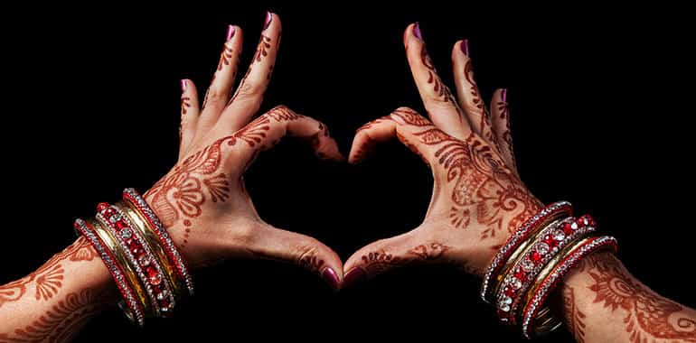 Мудра с мехенди