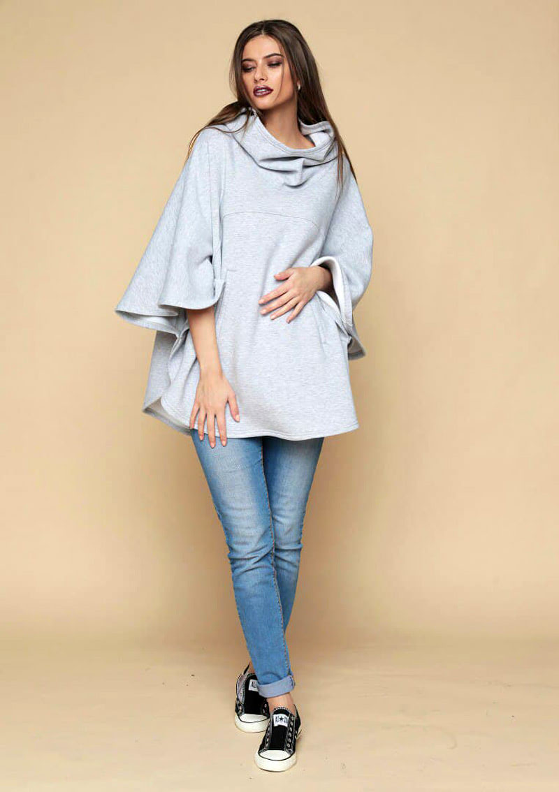 Модная теплая туника для беременных