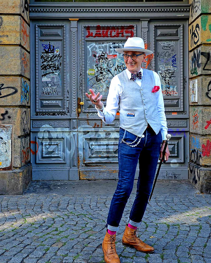 Стильный старик Гюнтер