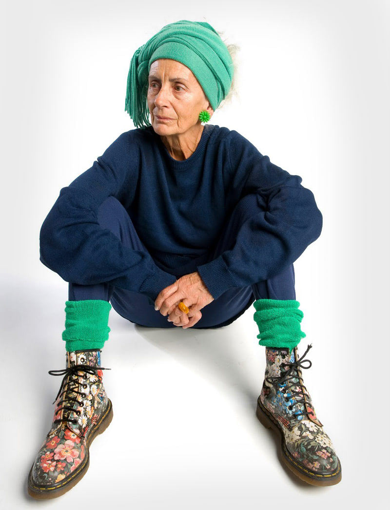 Модная старушка