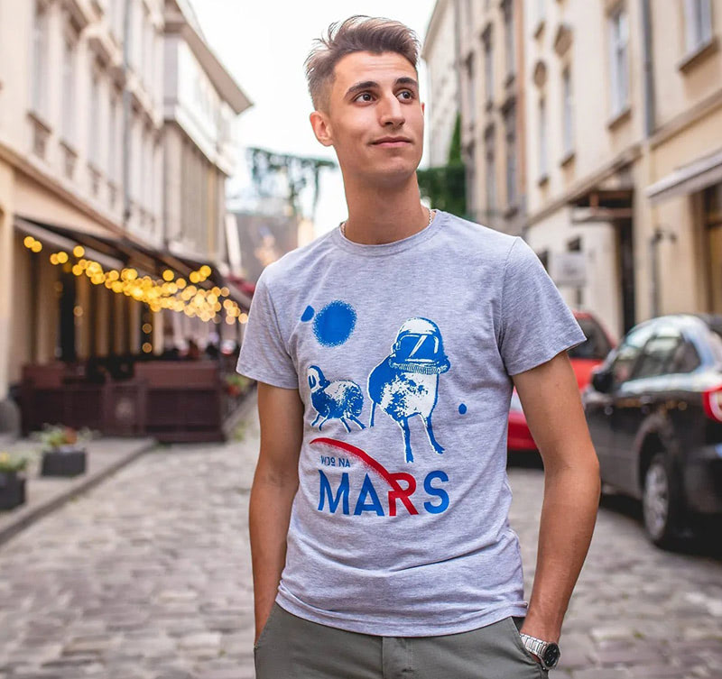 Стильные мужские футболки с принтом