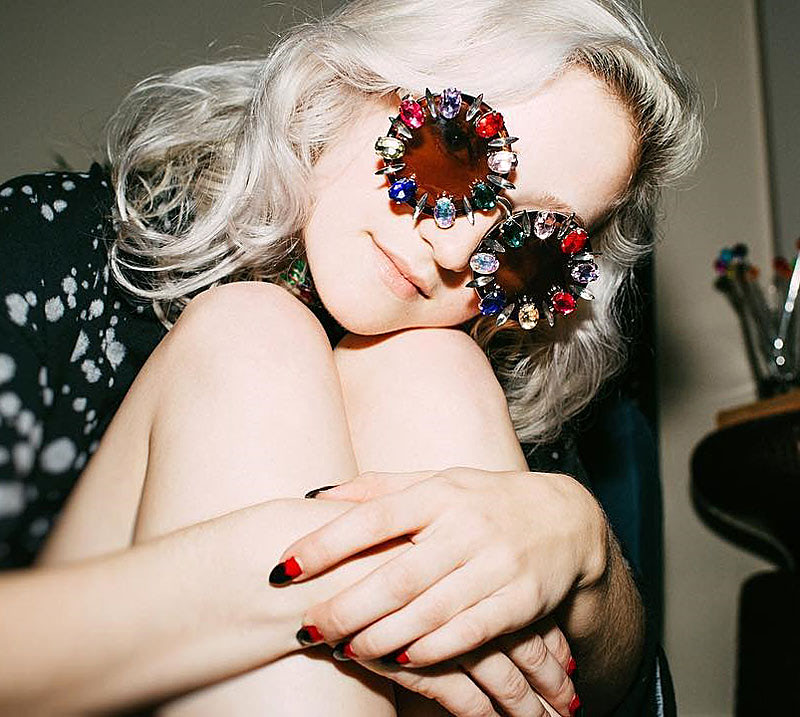 Солнцезащитные очки с камнями Наваратна