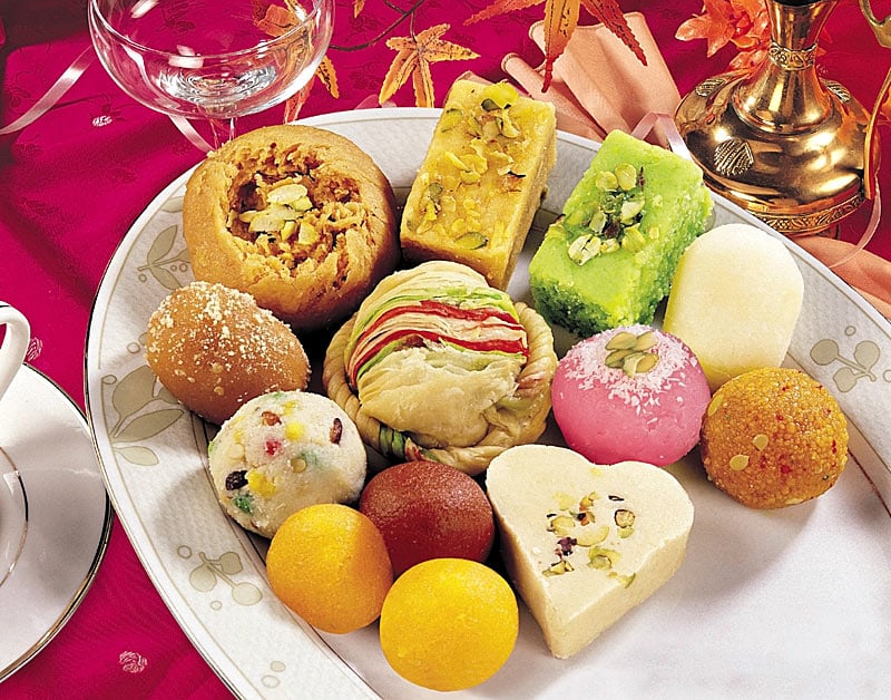 Праздничные сладости на Новый год в Индии