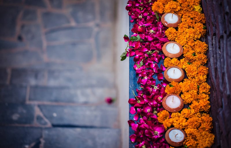 Праздничный декор к Новому году в Индии