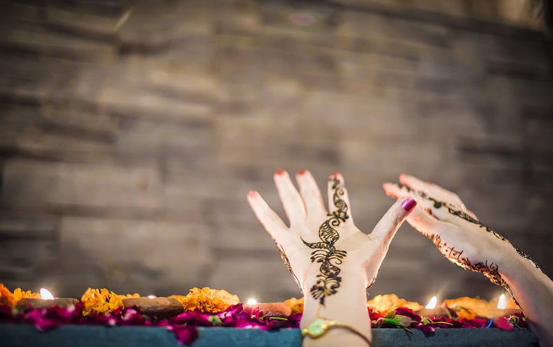 Декор дома на Новый год в Индии