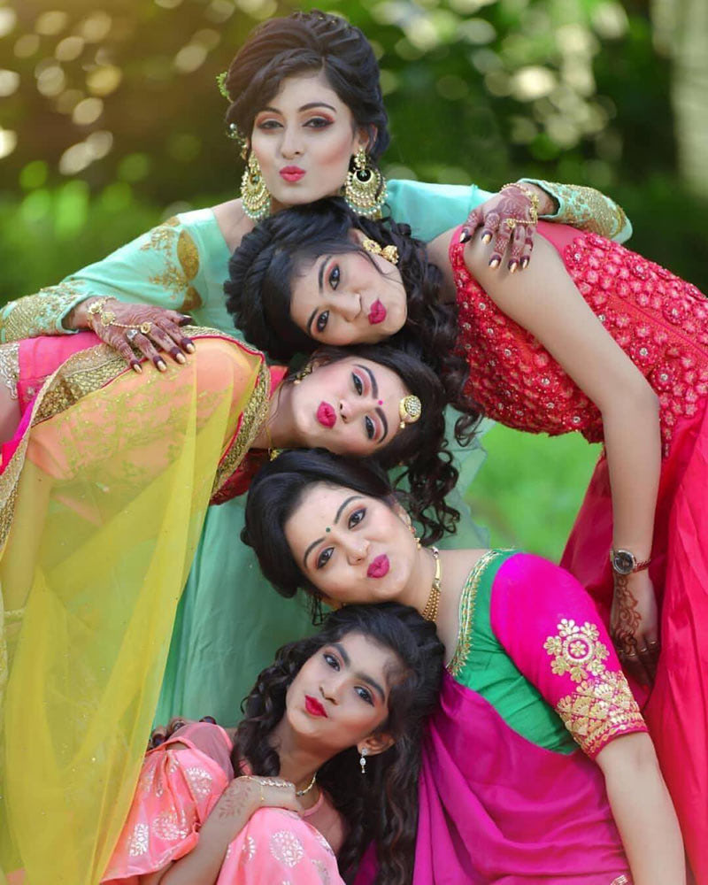 Как надевать сари