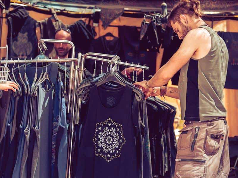 Магазин одежды из трикотажа