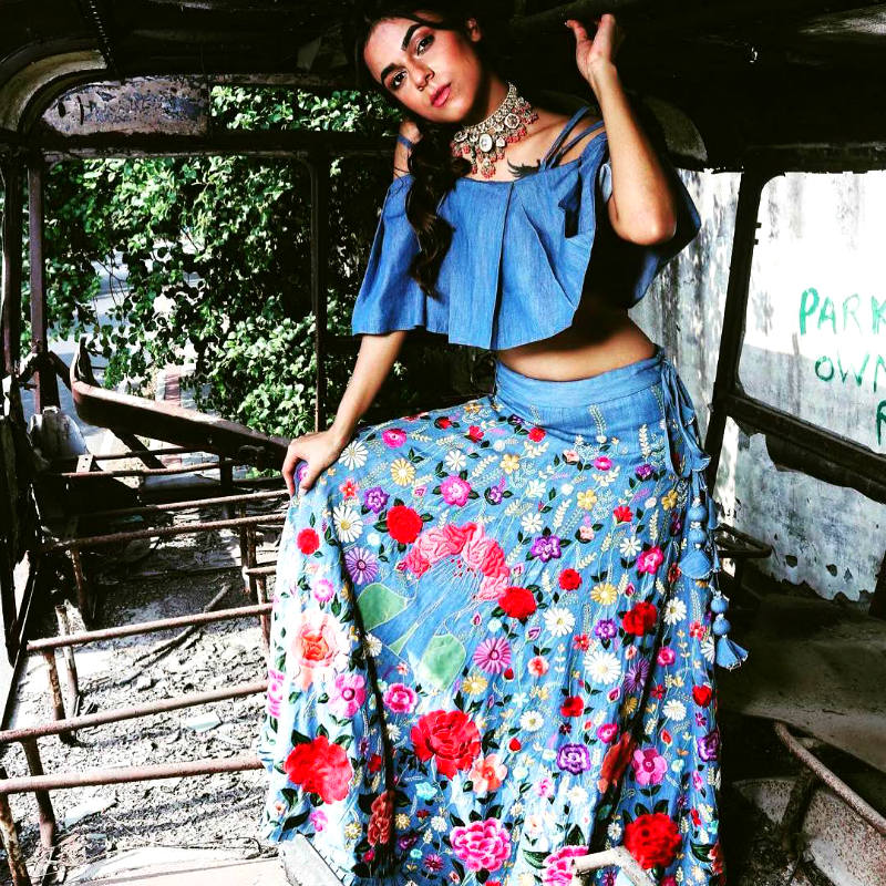 Юбки бохо с вышивкой