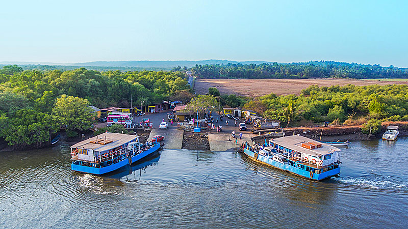 Отдых на Гоа — катание на пароме