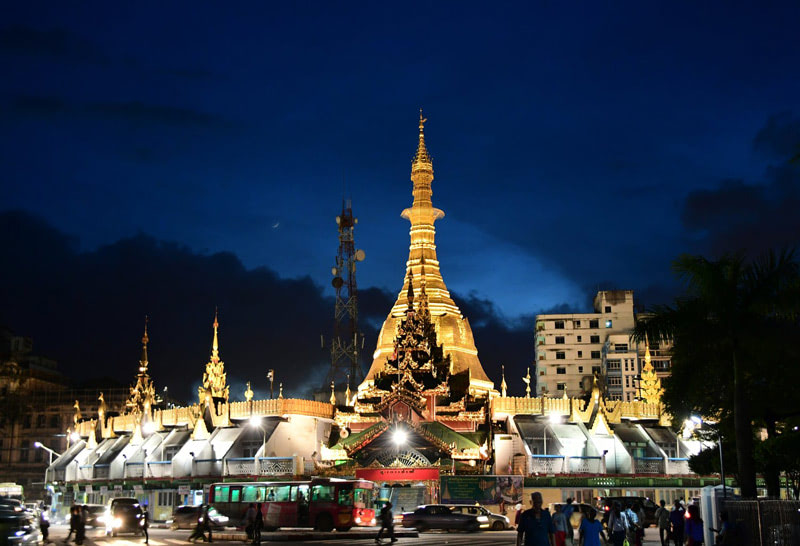 Отдых в Мьянме — пагода Сул