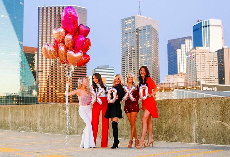 День святого валентина с подругами