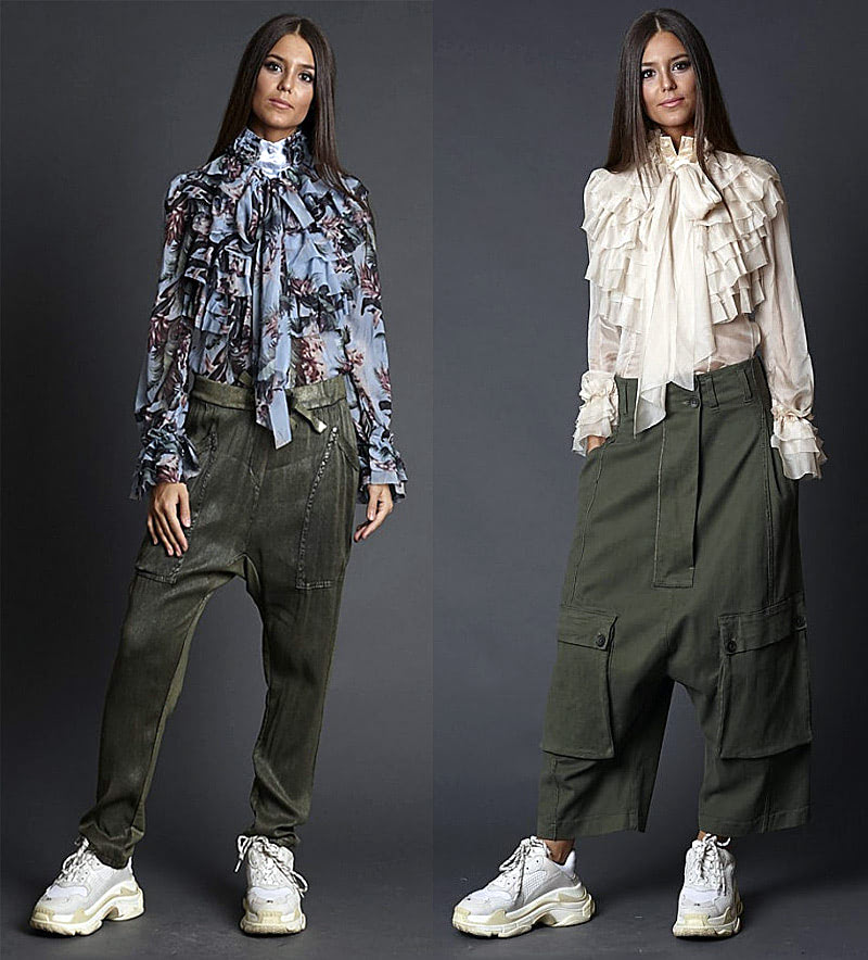 Одежда в стиле оверсайз, брюки