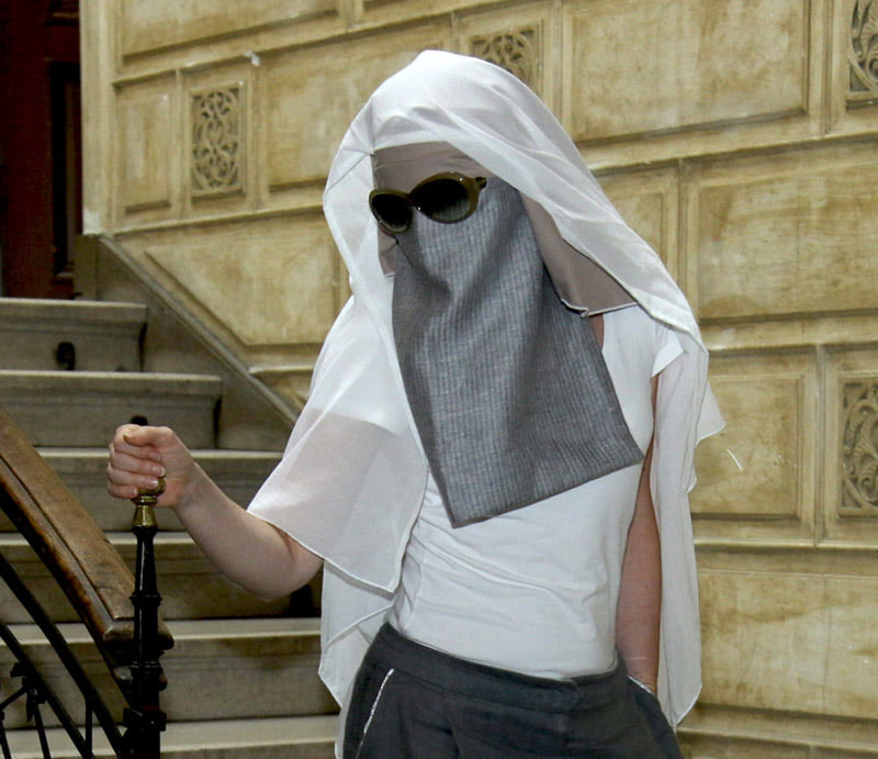 Мусульманский головной убор никаб