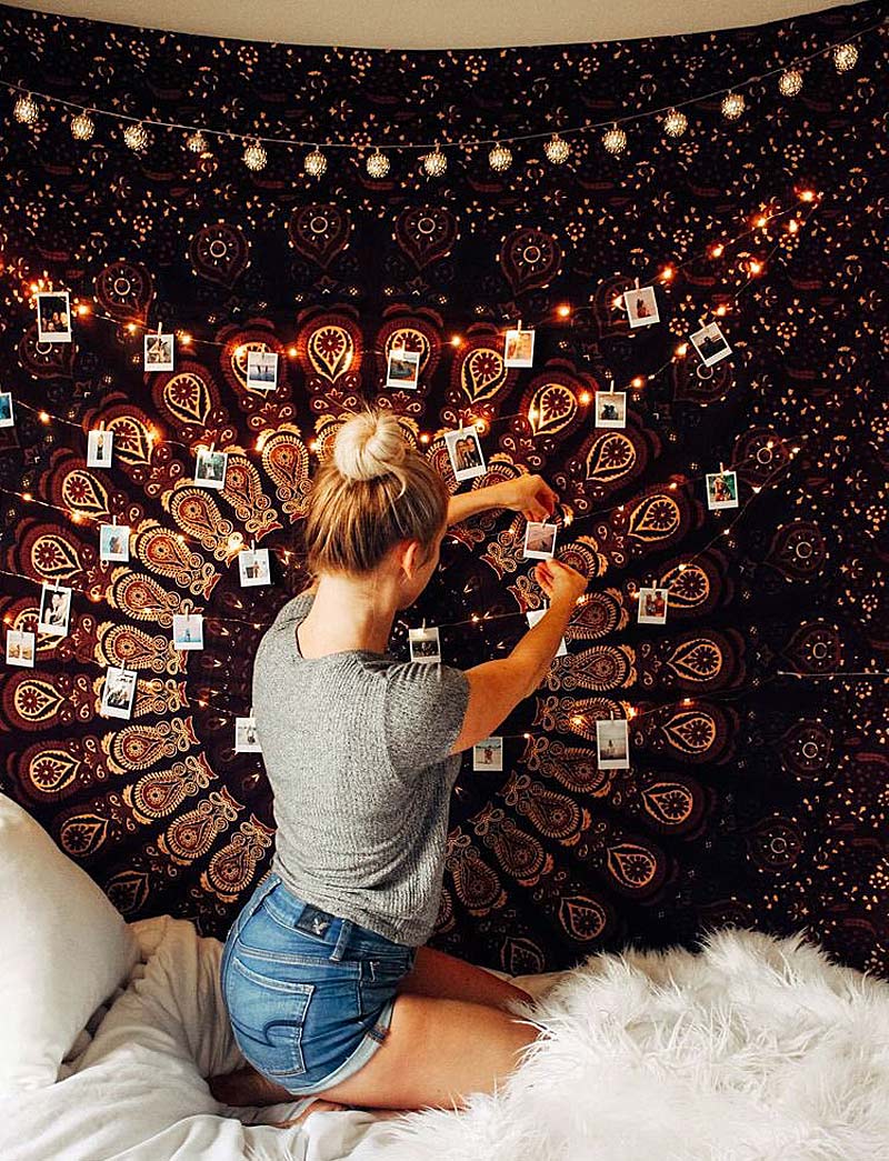 Индийское покрывало-мандала