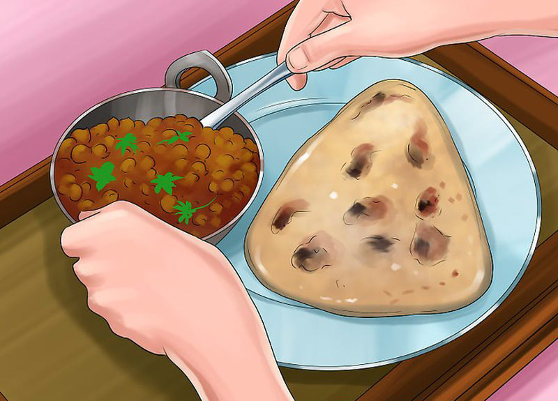 Как правильно есть индийские блюда руками