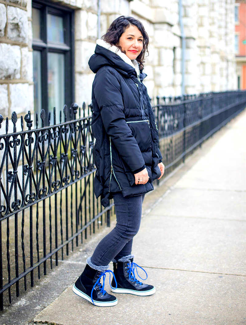 Модный пуховик-парка