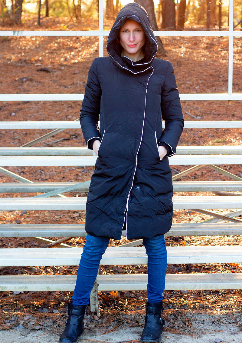 Классический женский пуховик