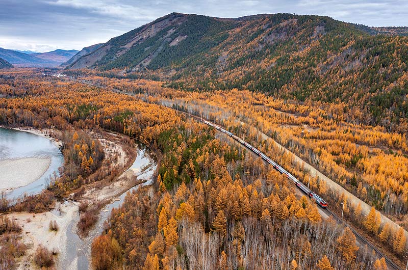 Путешествие на поезде по БАМу