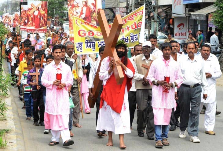 Христианский религиозный ход в Индии