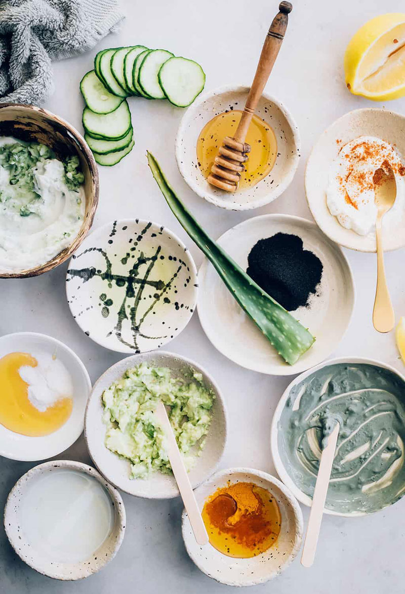 Натуральная маска для кожи лица своими руками