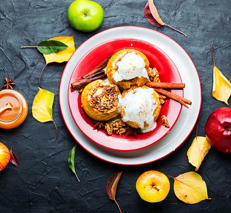 Что приготовить в ноябре? Блюдо месяца — запеченные яблоки