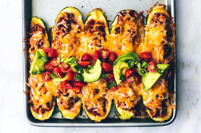 5 лучших рецептов августа — Лодочки из кабачков