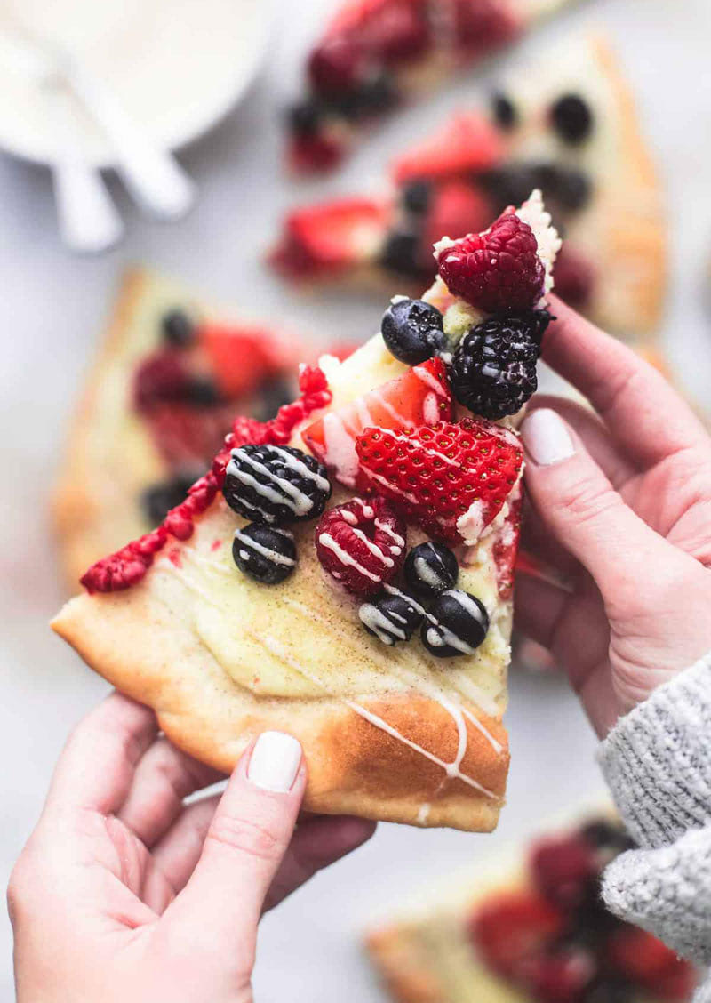 5 лучших рецептов августа — пицца с ягодами