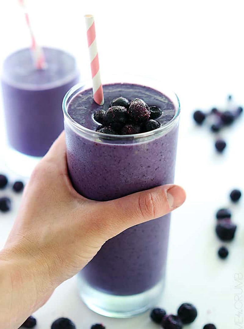 5 лучших рецептов июля — черничный смузи