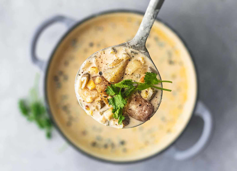 5 лучших рецептов июля — кукурузный суп