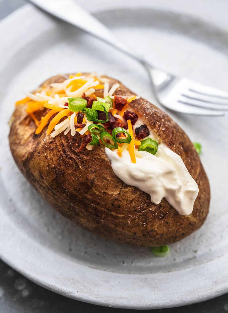 5 лучших рецептов сентября — запеченный картофель с начинкой