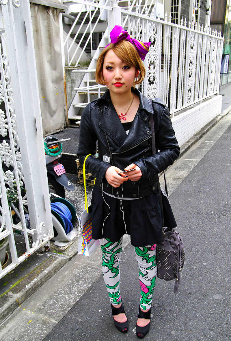 Леггинсы в стиле гранж