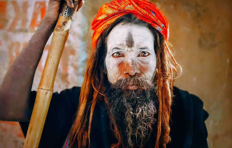 Садху портрет