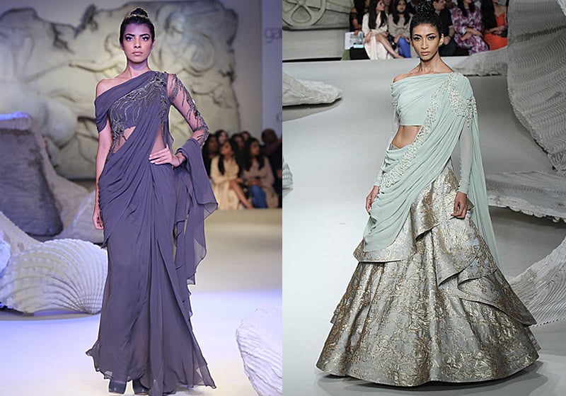 Дизайнерское сари