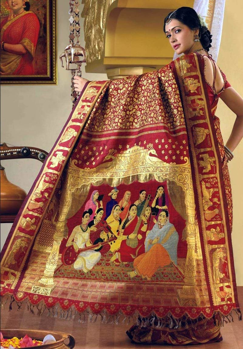 Самое дорогое индийское сари