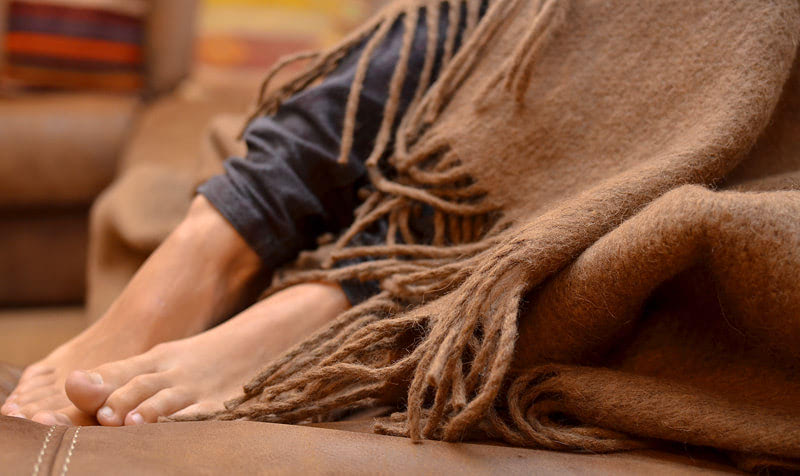 Шерстяной плед